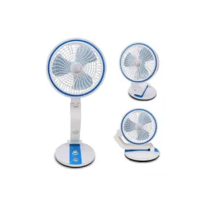 Rechargeable Folding Table Fan with Light Multifunctional beautiful fan